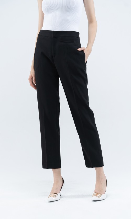 SIXDO Womens Work Pants High Rise Woven Straight